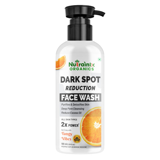 Nutrainix Organics Dark Spot Reduction Face Wash | Natural Glow & Spot-Free Skin | For All Skin Types | Men & Women - 100ml